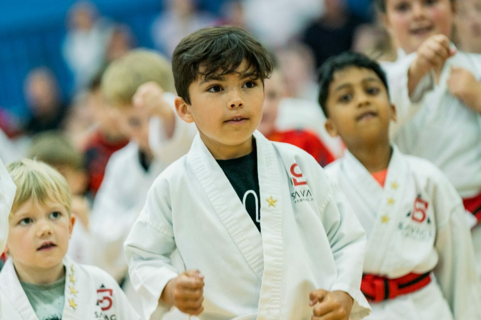 Savage Martial Arts students training