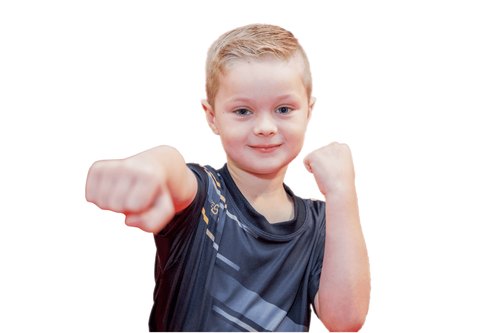 Young Savage Martial Arts student ready for a free trial class
